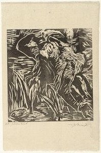 Untitled (female Nude Bending Over Backwards) (rückwärts Gebeugter Weiblicher Akt) — Lovis Corinth