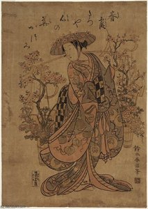 A Flower Seller — Suzuki Harunobu