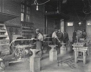 Trade School A black smith shop
