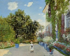 The Artist's House At Argenteuil — Claude Monet
