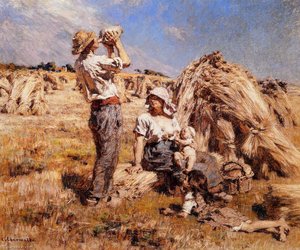 Motherhood — Léon Augustin L'hermitte