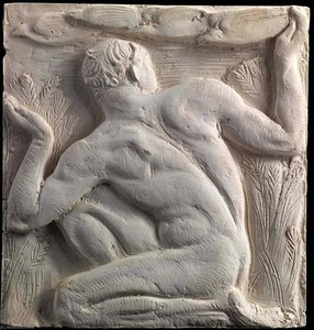 (metope Study For Postal Administration Building) Carrier Pigeons ( 1) — Joseph Emile Renier