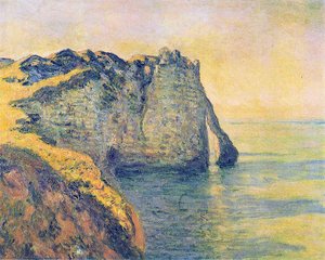 Cliffs Of The Porte D'aval — Claude Monet, Impressionism