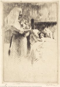 Birth Announcement For Anne-élisabeth Besnard — Paul Albert Besnard