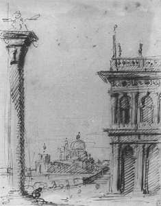 The Piazzetta Looking Towards S. Maria Della Salute — Canaletto