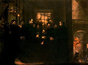 San Ignacio Proponiendo La Constitución De La Compañia De Jesús — Juan De Valdés Leal