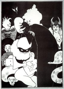Lucians Strange Creatures — Aubrey Vincent Beardsley, Art Nouveau