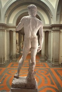 David - David (rear View) — Michelangelo Buonarroti, High Renaissance