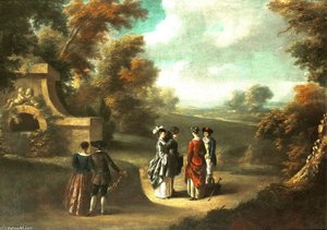 Lille Park Stage — François Louis Joseph Watteau (watteau De Lille)