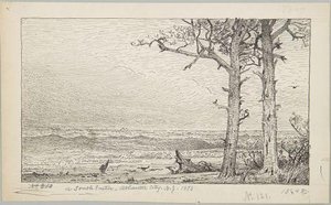 A South Easter, Atlantic City, New Jersey, 1873 — William Trost Richards
