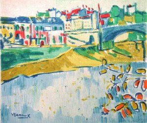 The Chatou Bridge — Maurice De Vlaminck