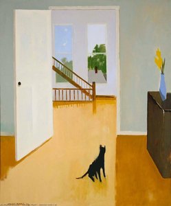 Interior With Cat — Herman Maril