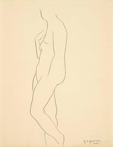 Untitled (standing female figure)