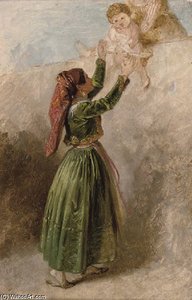 An Ischian Peasant Study — Penry Williams