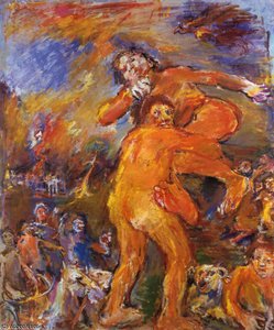 Thésée Et Antiope, Huile Sur Toile, — Oskar Kokoschka, Expressionism
