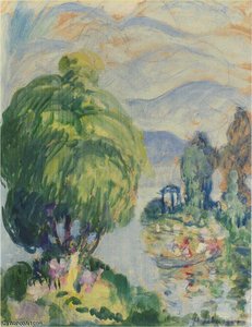 Bord De La Riviere — Henri Lebasque