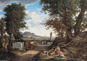 The Invention Of The Corinthian Capital By Callimachos — Johann Christian Reinhart