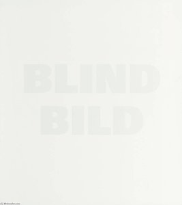 Blind Bild, 1992 Blind Painting , 1992 — Rémy Zaugg