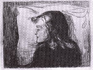 The Sick Girl 03 — Edvard Munch, Expressionism