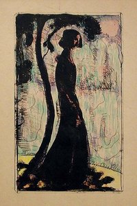 Solitude (solitude) — Émile Bernard, Post-impressionism