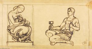 The Sculptor And The Model — Paul Manship