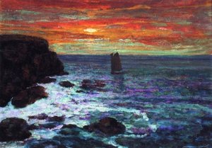 Sailboat At Sunset