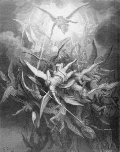 The Fall Of The Rebel Angels — Paul Gustave Doré, Romantic Realism