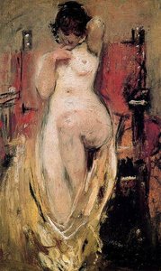 Female Nude — Ignacio Pinazo Camarlench