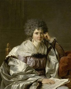 Portrait De Madame Nicaise Perrin Nee Catherine Deleuze, Arriere Grand Mere Paternelle De Madame G. Crauk — Jean Charles Nicaise Perrin