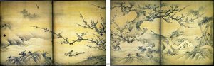 Birds And Flowers Of The Four Seasons — Kanō Eitoku