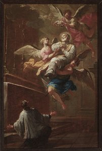 Saint Elevated To Heaven — Szymon Czechowicz