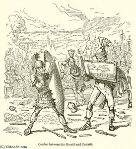 Combat Between The Horatii And Curiatii — John Leech