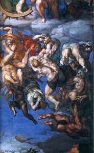 Letzten Gerichtstag (detail) 6 — Michelangelo Buonarroti, High Renaissance