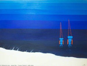 Cranes Triptych (right Wing) — James Isles