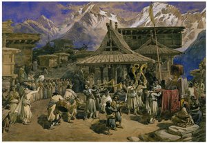 Worship Of The Devi At Kothi, Near Chini — Кримский Симпсон
