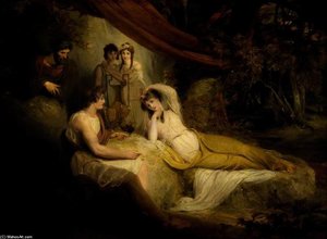 Telemachus In The Bower Of Calypso