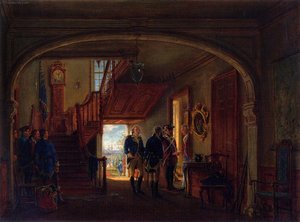The Meeting of General Washington and Rochambeau