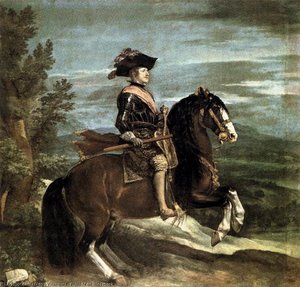 Philip Iv On Horseback — Diego Velázquez, Baroque