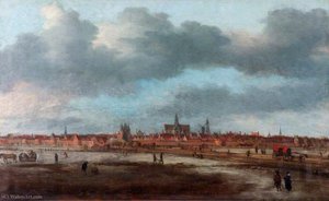 View Of Haarlem — Allaert Van Everdingen