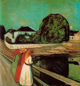 Untitled (2288) — Edvard Munch, Expressionist Painting