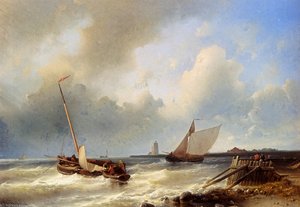 Snr Abraham Shipping Off The Dutch Coast — Abraham Hulk Senior