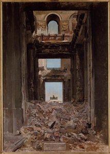Les Ruines De Tuileries — Jean-louis Ernest Meissonier
