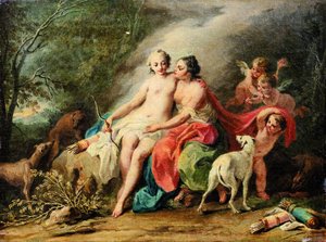 Diana And Callisto — Джакопо Амигони
