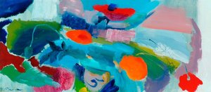 Patchwork of Flowers, Poppies, Orange and Red