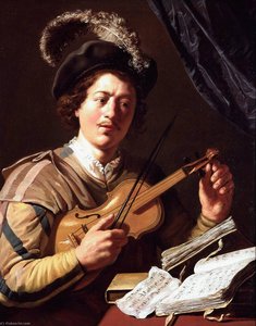 The Violin Player — Jan Andrea Lievens Jan Lievens