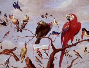 A Chorus Of Birds — Jan Van Kessel The Elder