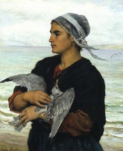 The Wounded Sea Gull — Jules Adolphe Aimé Louis Breton