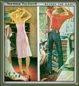 Before The Date — Norman Rockwell
