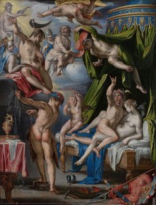 Mars And Venus Surprised By Vulcan — Joachim Anthoniszoon Wtewael