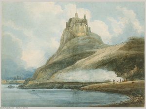 Lindisfarne Castle, Holy Island, Northumberland — Thomas Girtin
